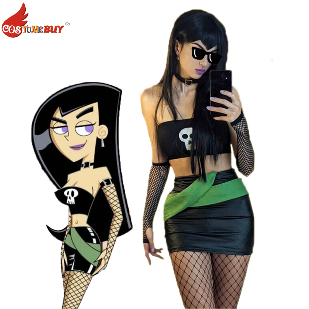 Fishnet Stocking Women - Danny Phantom animasyon Sam Cosplay Cosplay