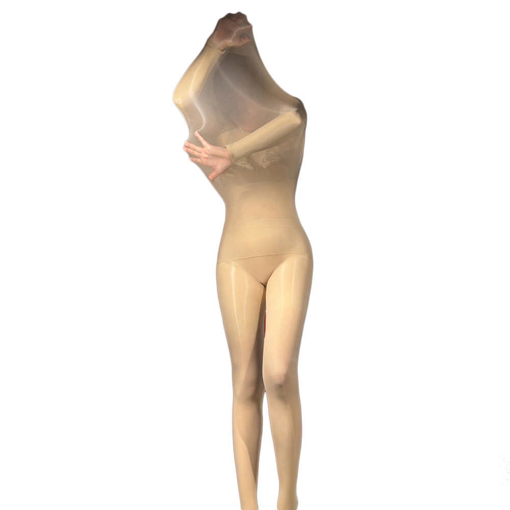 Tights Pantyhose Sheer - Kadın Unisex Seksi Yağlı Parlak Bodysuit