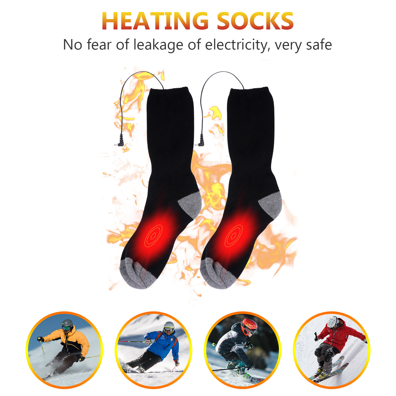 1 Set Isıtmalı Çorap USB Güçlü - Thermal Sock Winter incelemesi ve fiyatı
