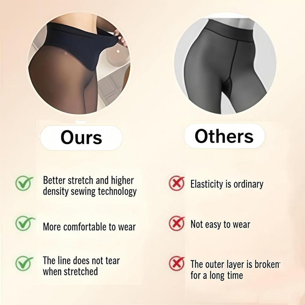 Tek Dikişli Polar Astarlı Tayt - Tights Pantyhose Sheer incelemesi ve fiyatı